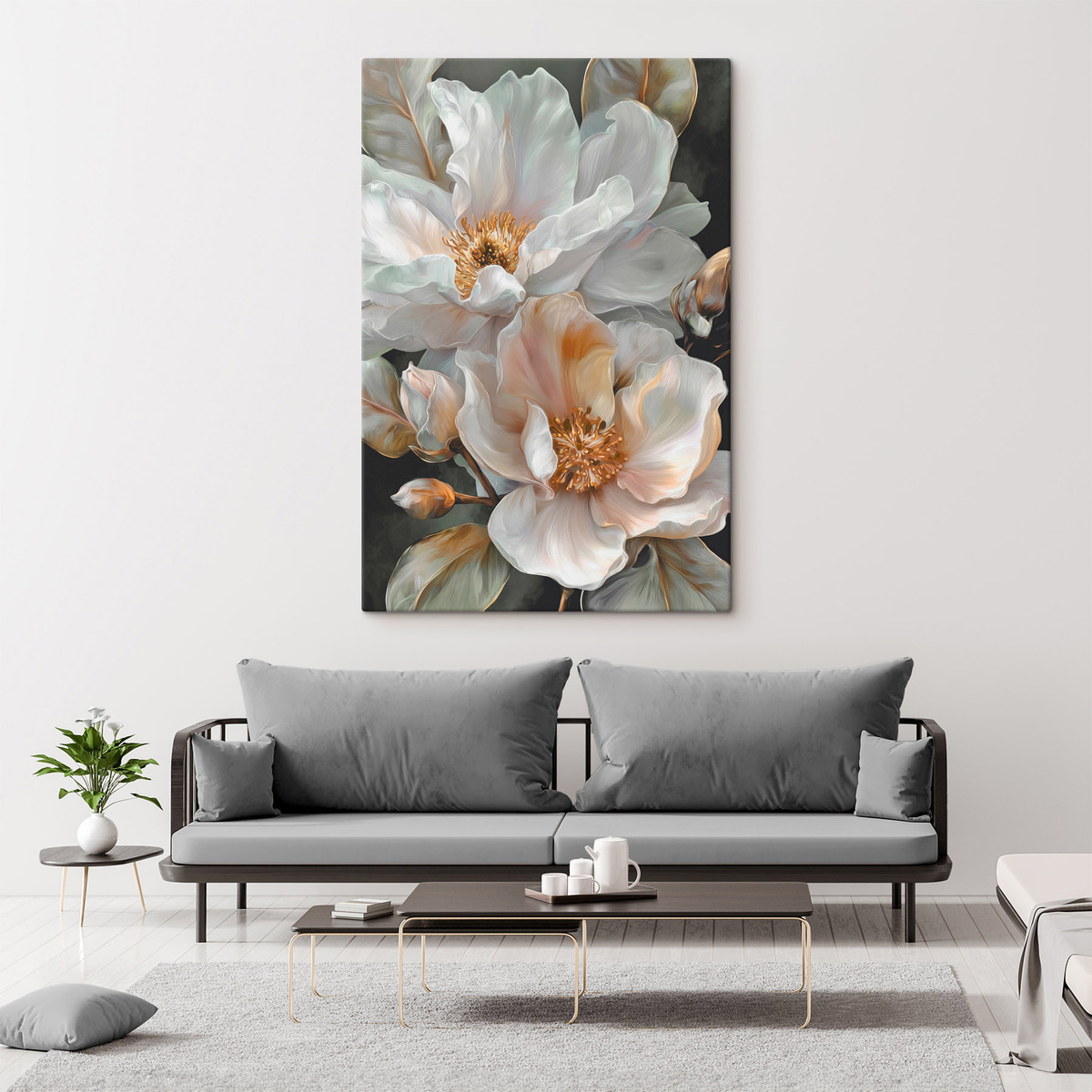 Grote bloemen — interieur 1