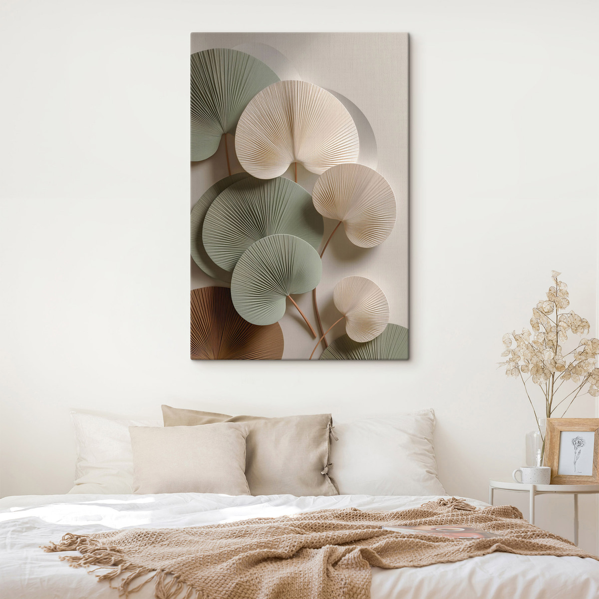 Bladwaaiers in crème en salie — interieur 2