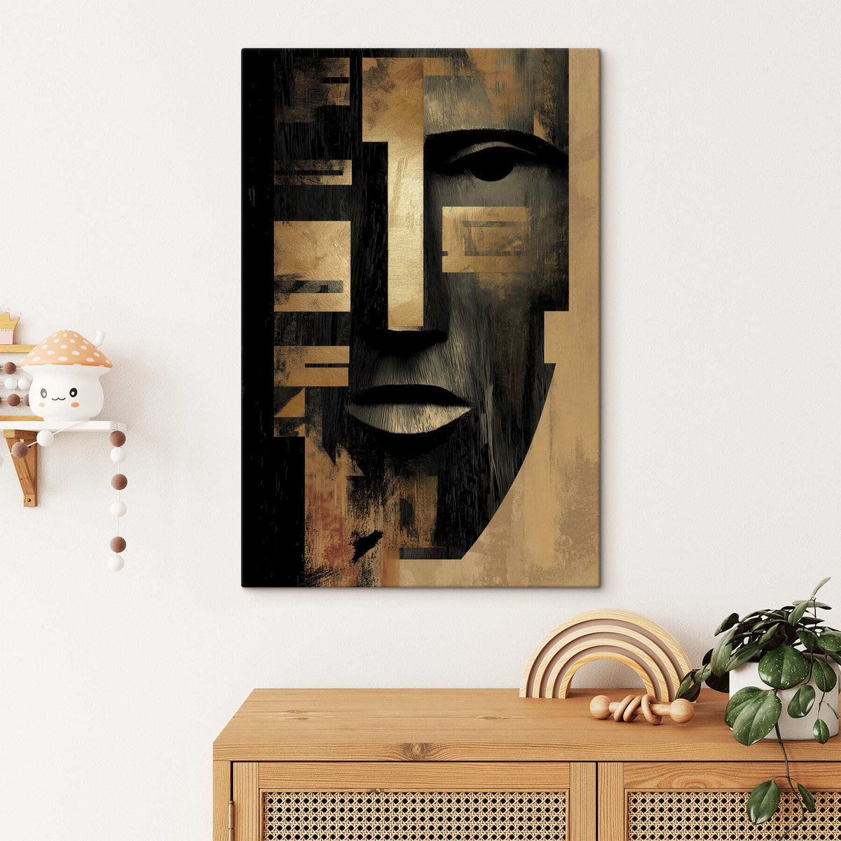 Abstract gezicht — interieur 2