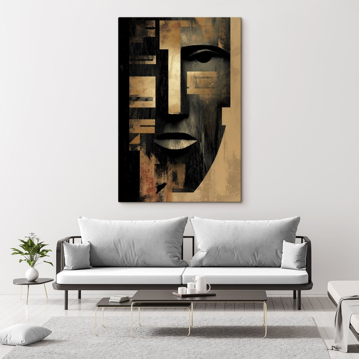 Abstract gezicht — interieur 1