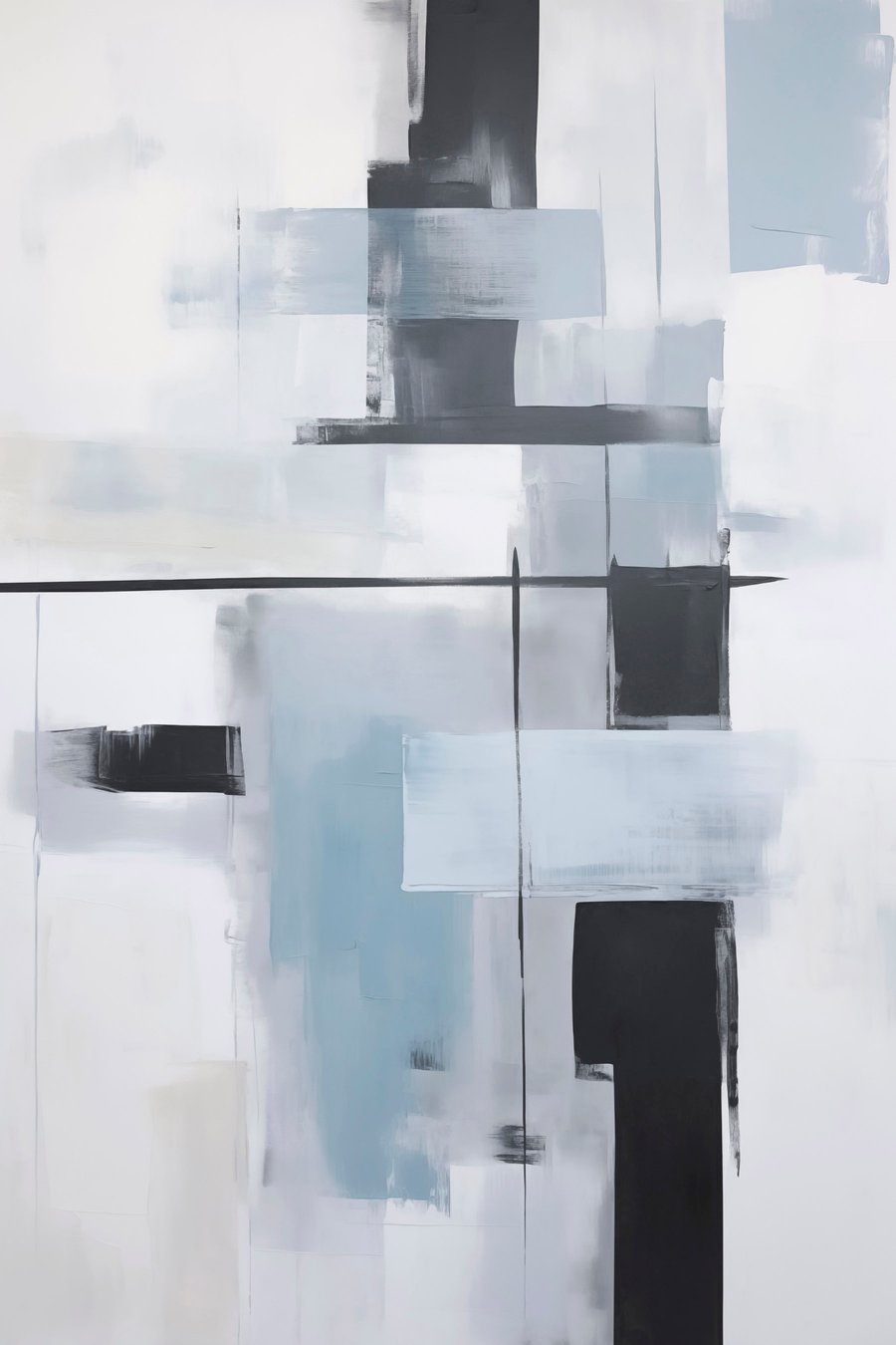 Moderne abstractie imitatie van schilderkunst — volledig ontwerp