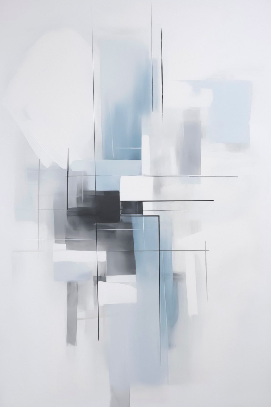 Abstractie imitatie van schilderkunst — volledig ontwerp