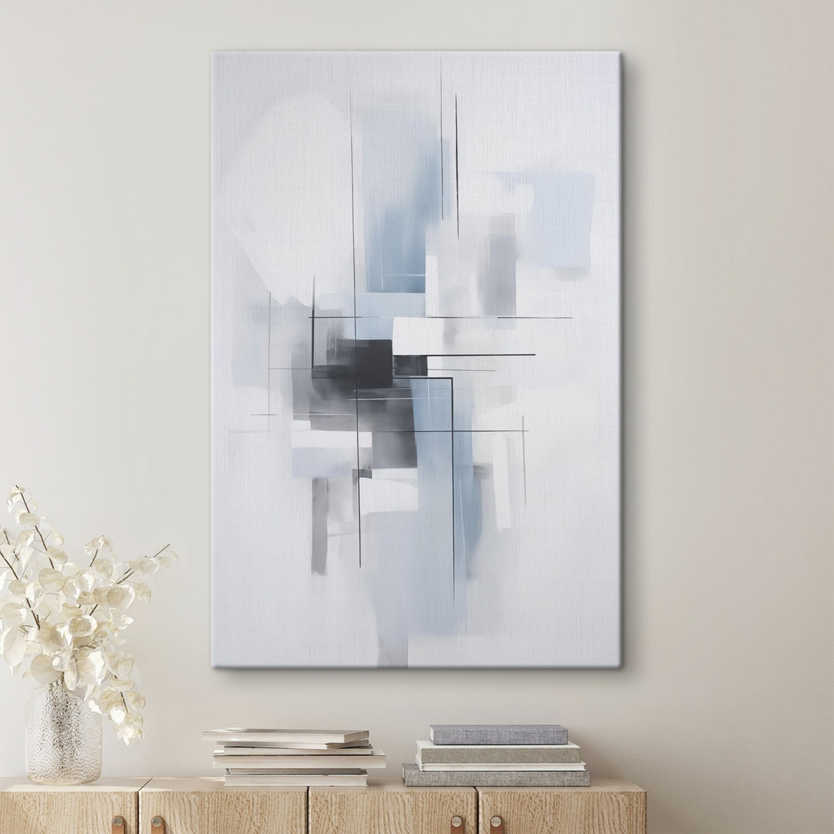 Abstractie imitatie van schilderkunst — interieur 1