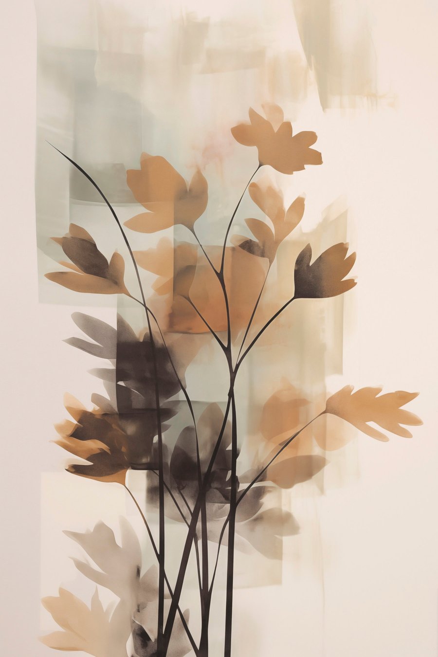 Abstracte vegetatie — volledig ontwerp