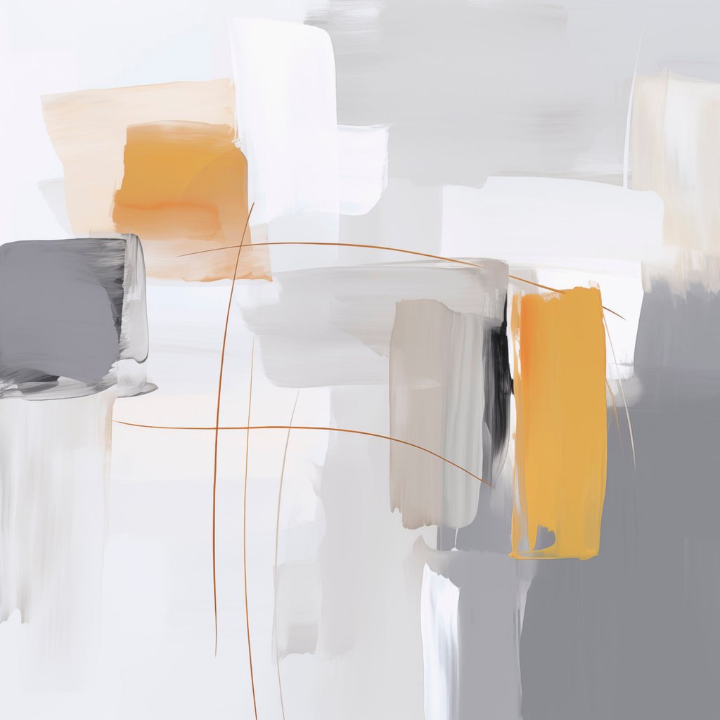 Abstractie imitatie van schilderkunst — volledig ontwerp