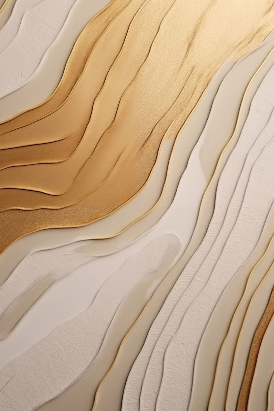 Abstracte golven — volledig ontwerp