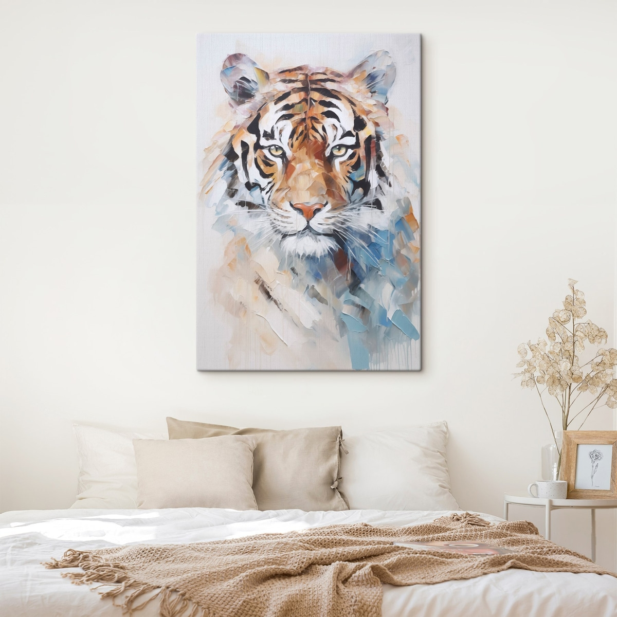 Tijger imitatieschilderij — interieur 1