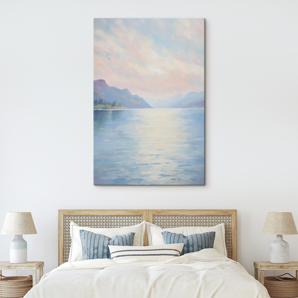 Schilderij met een afbeelding van een meer — interieur 2