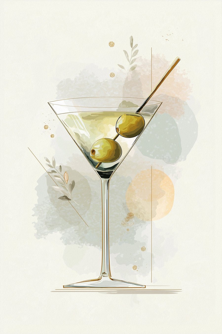 Martini-glas — volledig ontwerp