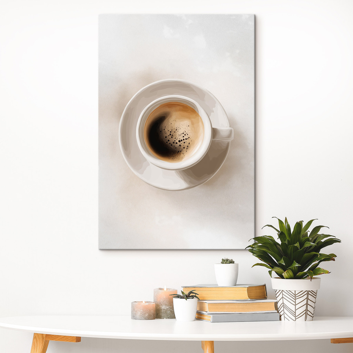Espresso van bovenaf gezien — interieur 2