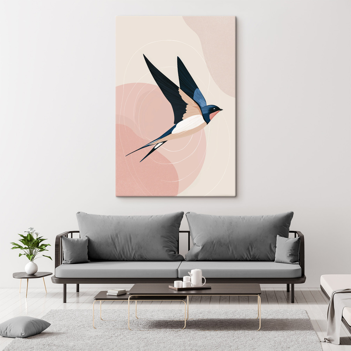 Vogels in vlucht — interieur 1
