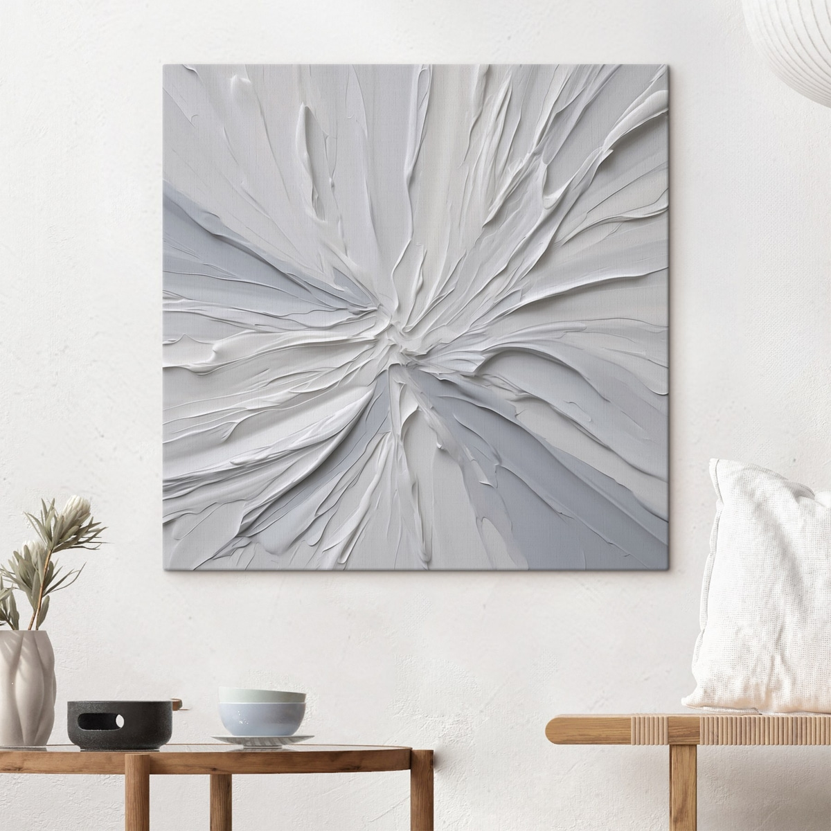 Abstractie imitatie van schilderkunst — interieur 1