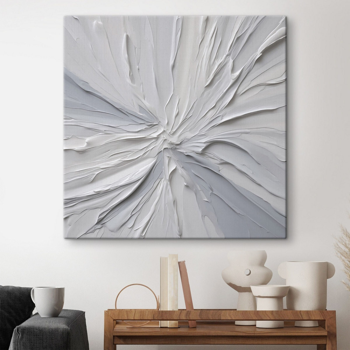 Abstractie imitatie van schilderkunst — interieur 2