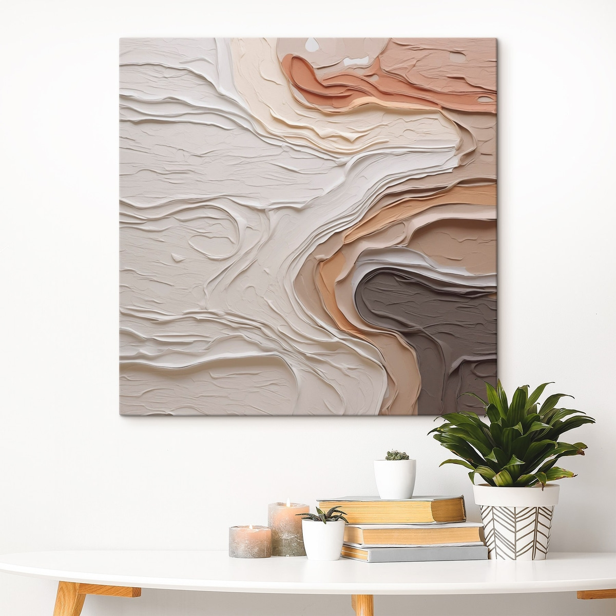 Abstracte compositie, imitatie van schilderkunst — interieur 2