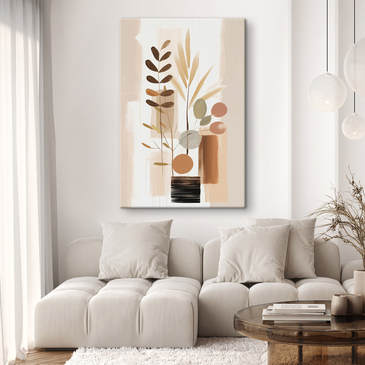 Abstracte botanische compositie — interieur 3