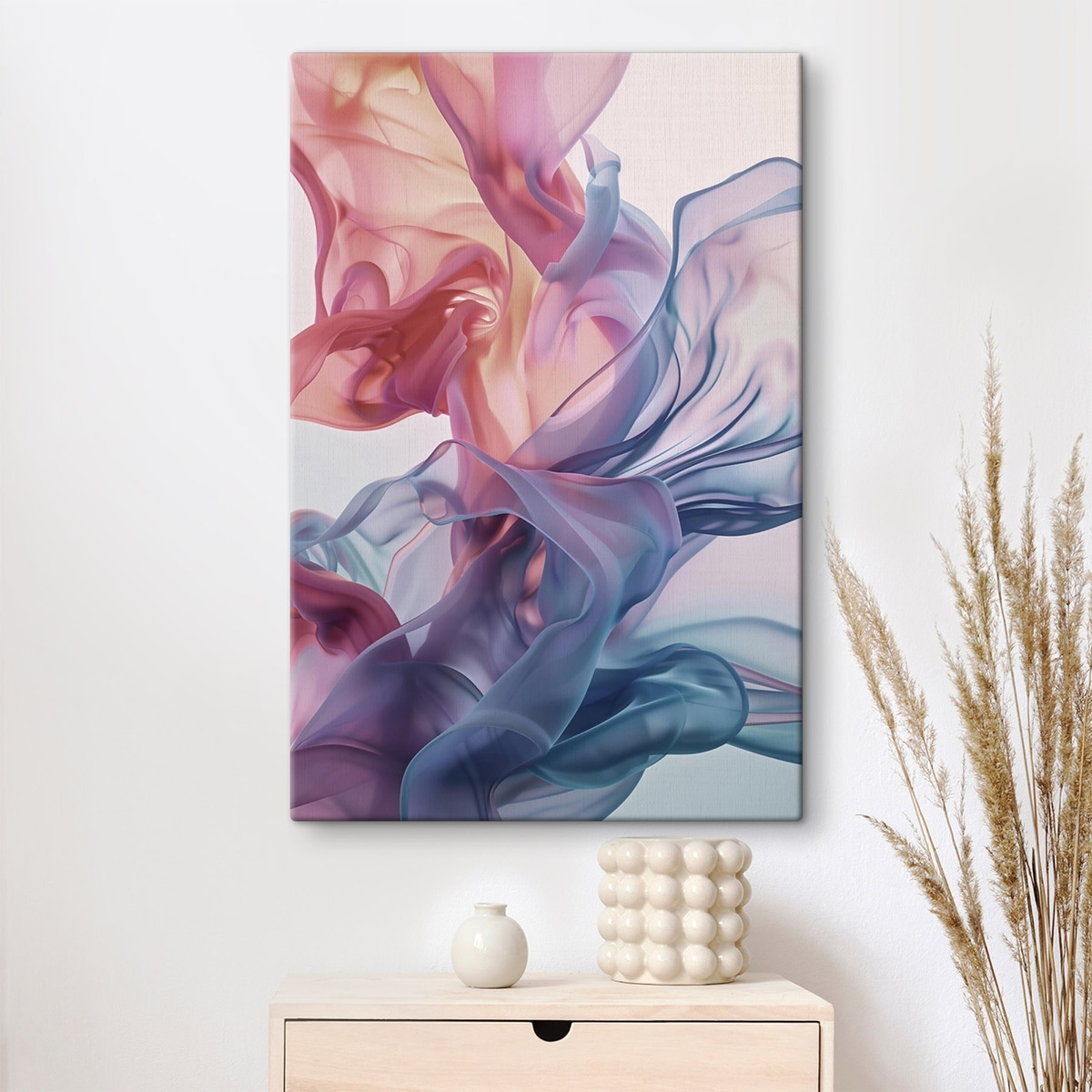 Stralende abstractie, kleurrijke golven, eigentijdse stijl — interieur 2