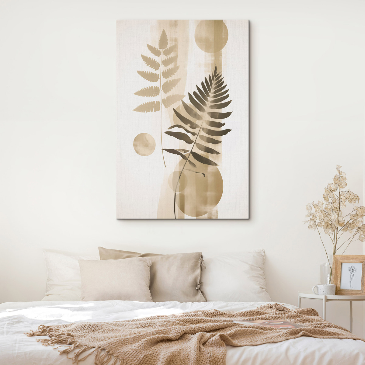 Een abstractie met vertakkingen van bladeren — interieur 2