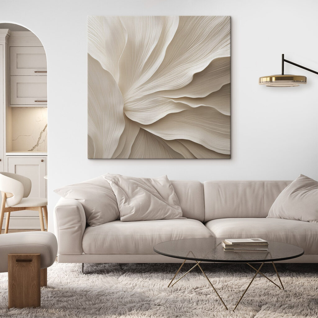 Zachte rondingen van natuurlijke elegantie in een interieur