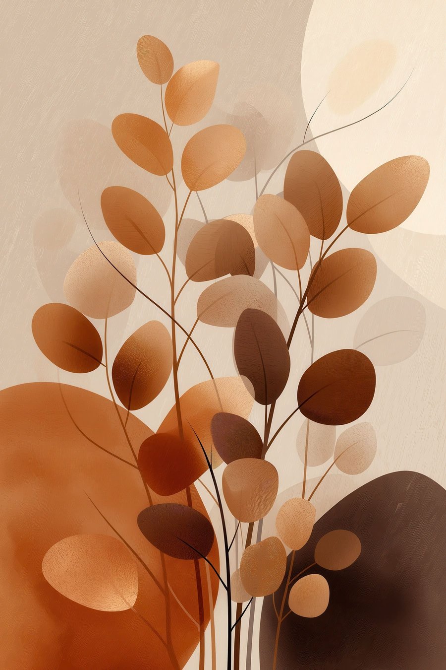 Boho bloemen — volledig ontwerp