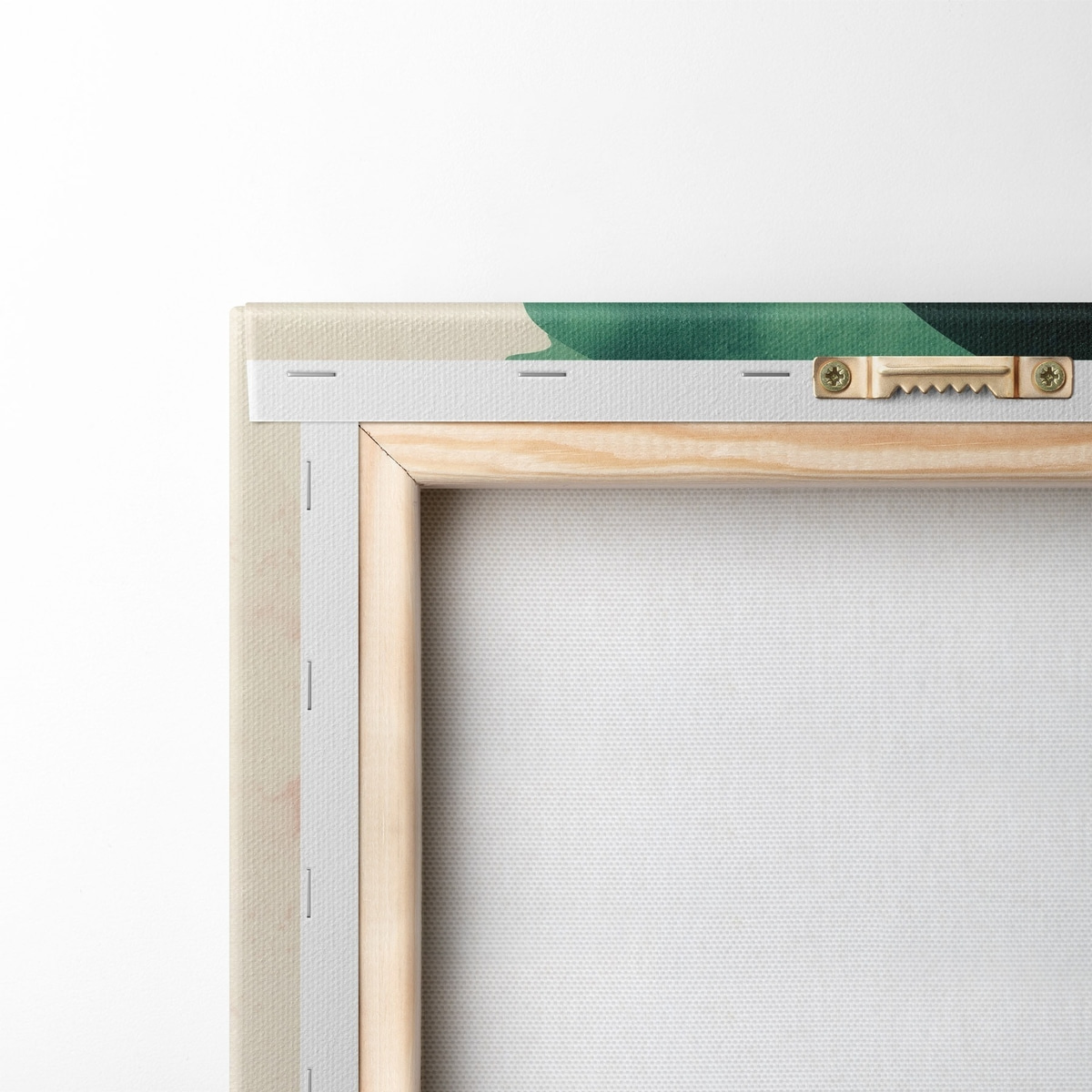Abstracte compositie met vormen met een gladde textuur — achterkant