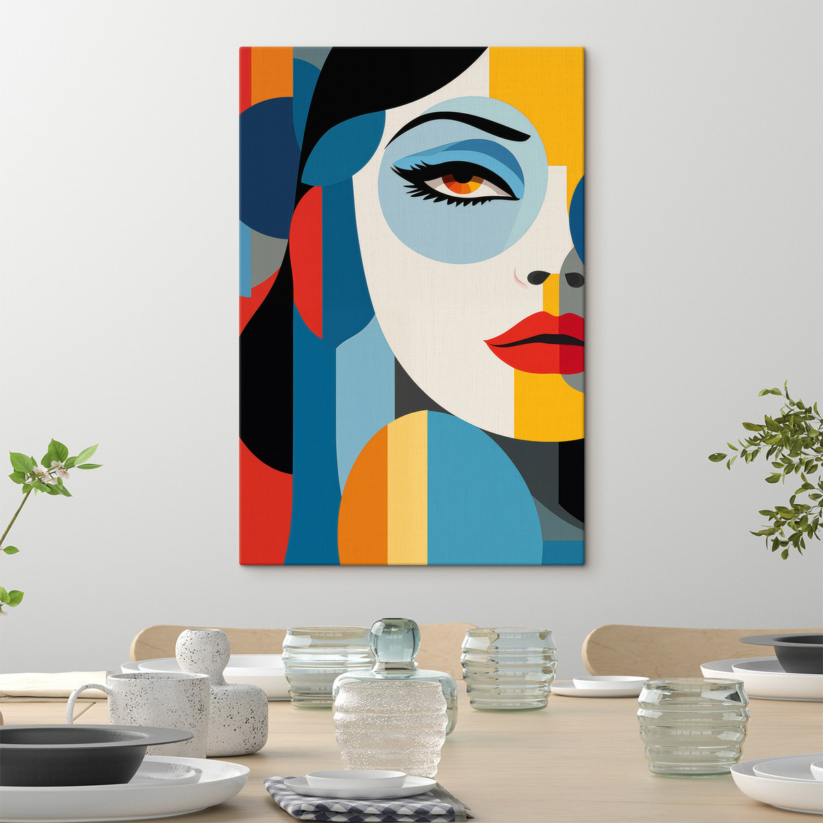 Abstract portret — interieur 2