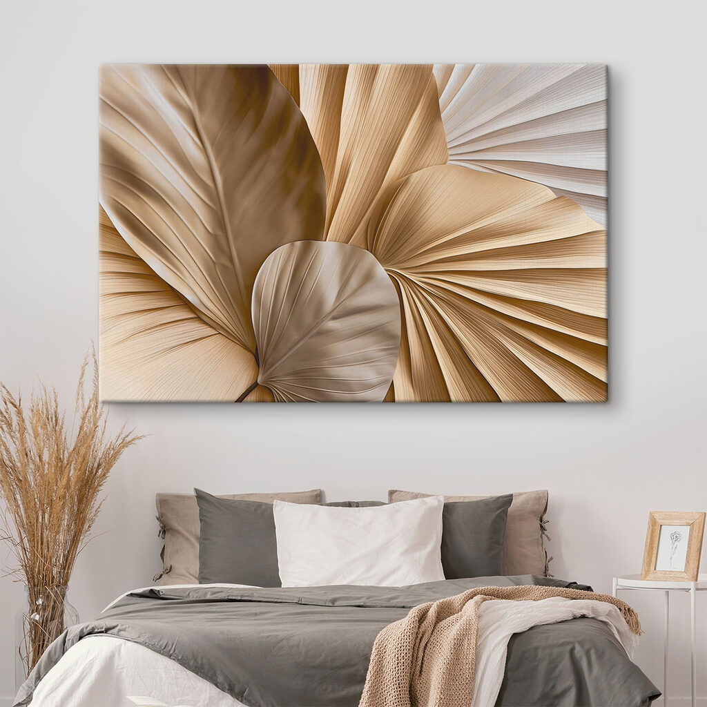 - Elegante lagen van natuurlijke vormen in een interieur