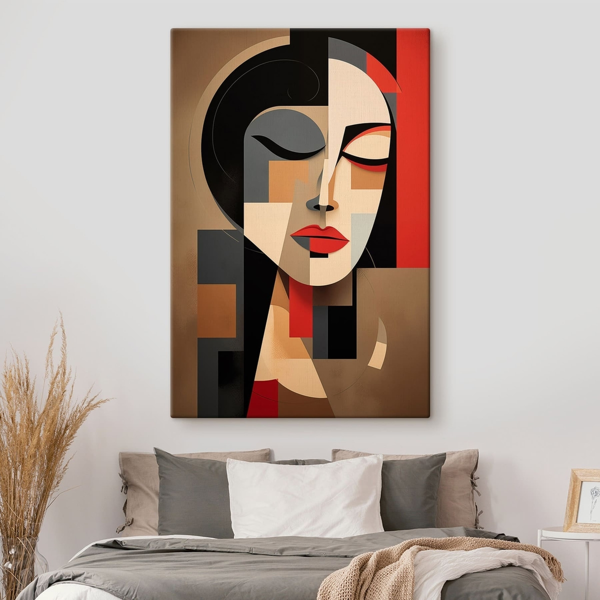 Abstract vrouwelijk portret — interieur 2
