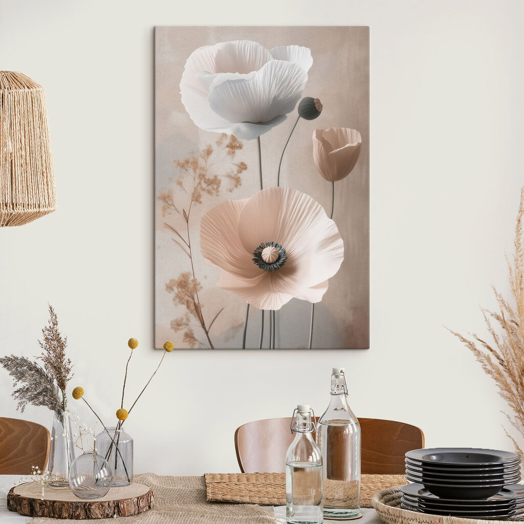 Verfijnde bloemen in zachte tinten — interieur 2