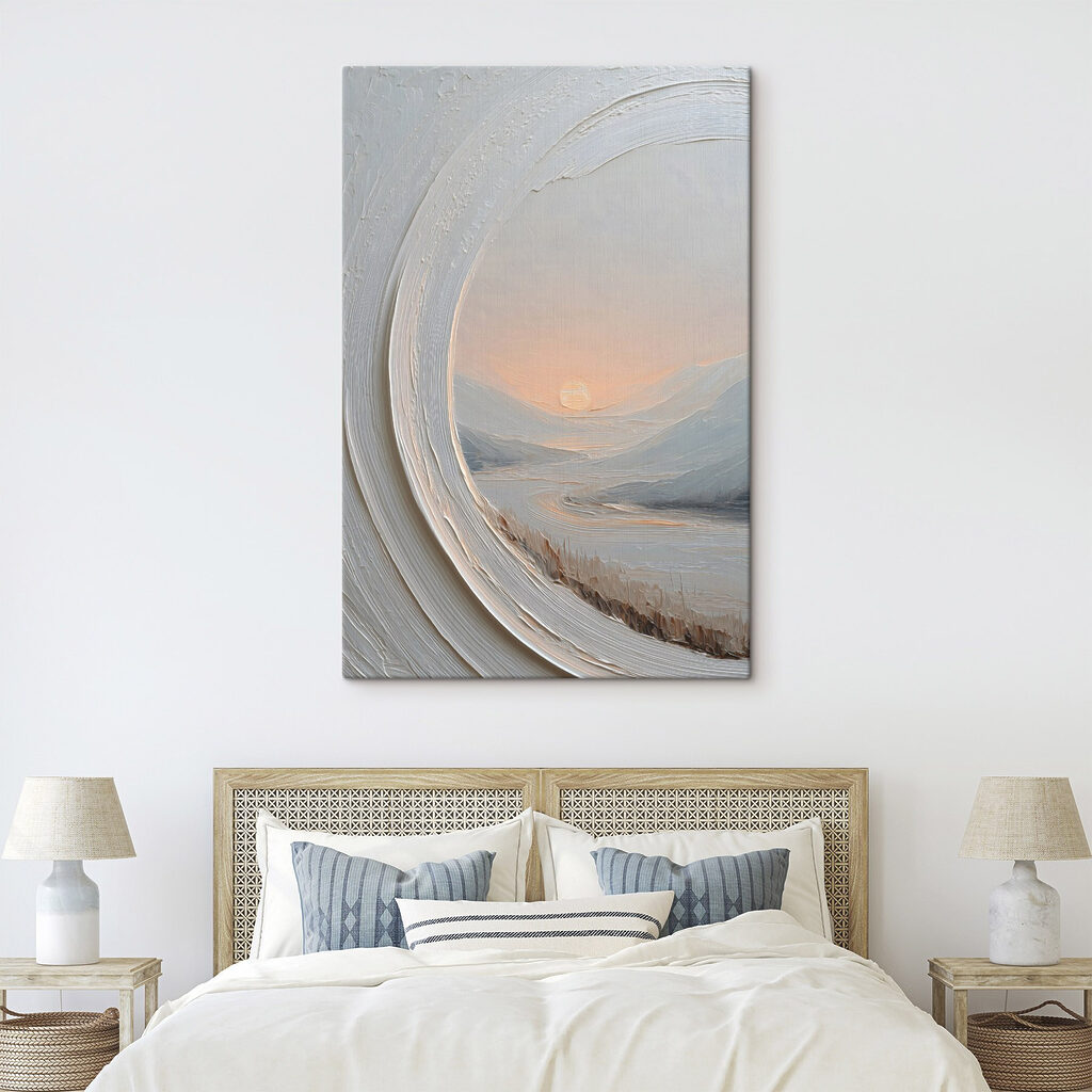 Witte en oranje lucht — interieur 2