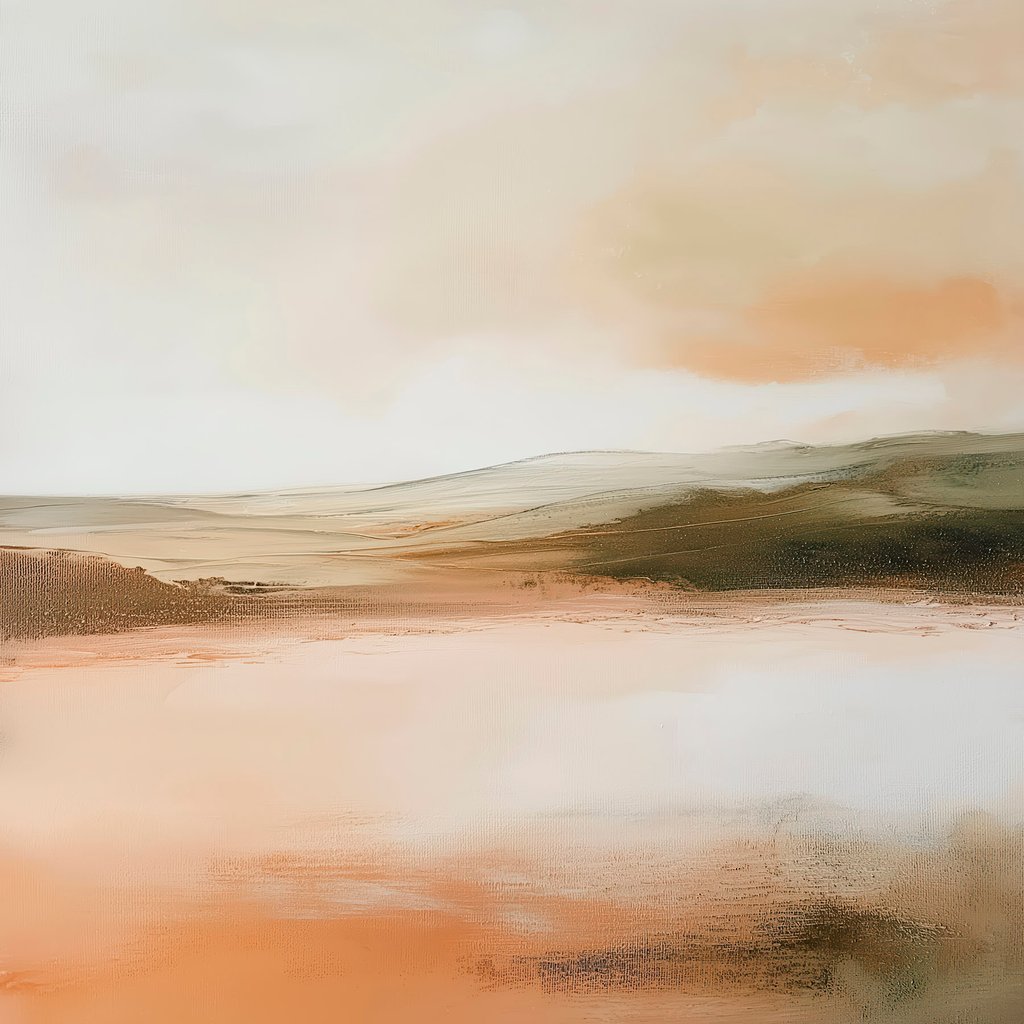 Abstract landschap — volledig ontwerp