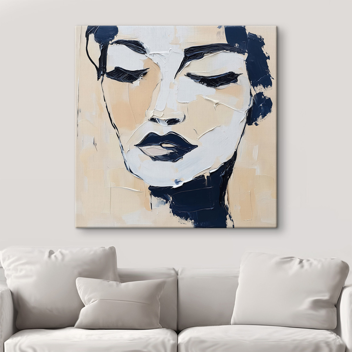 Abstract gezicht — interieur 1