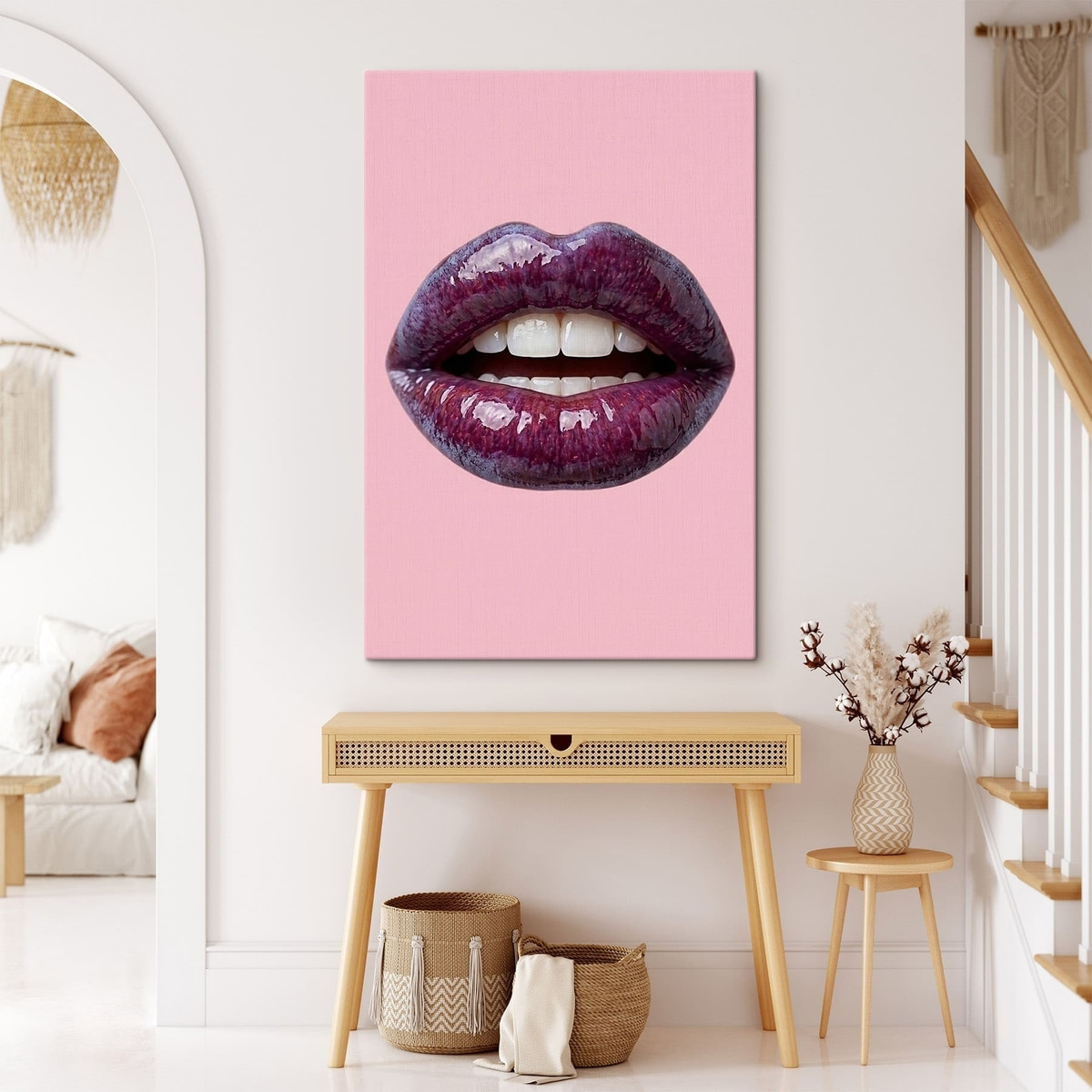 Fluweelzachte pruimenlippen — interieur 1