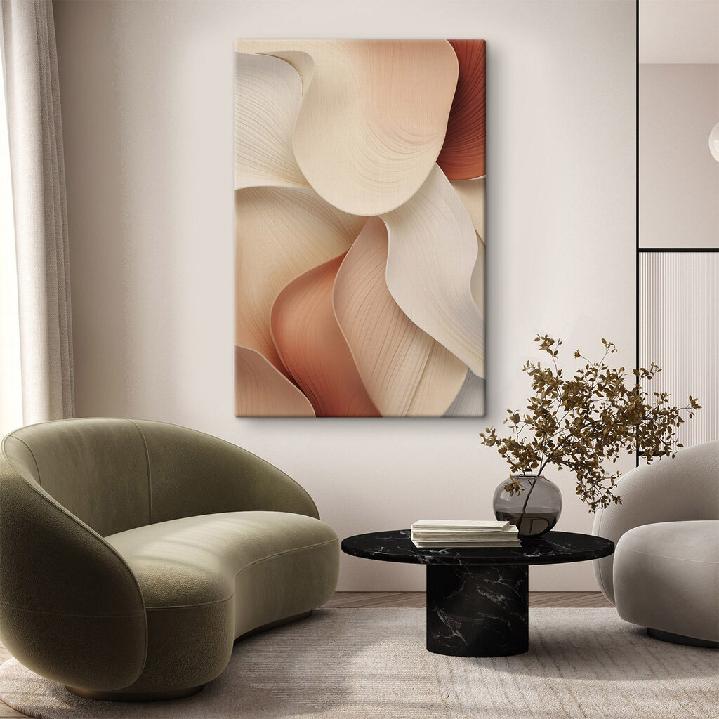 Zachte golven in warme tinten — interieur 2