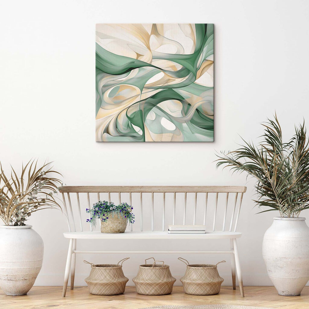 Vloeiende rondingen in zachte kleuren — interieur 1