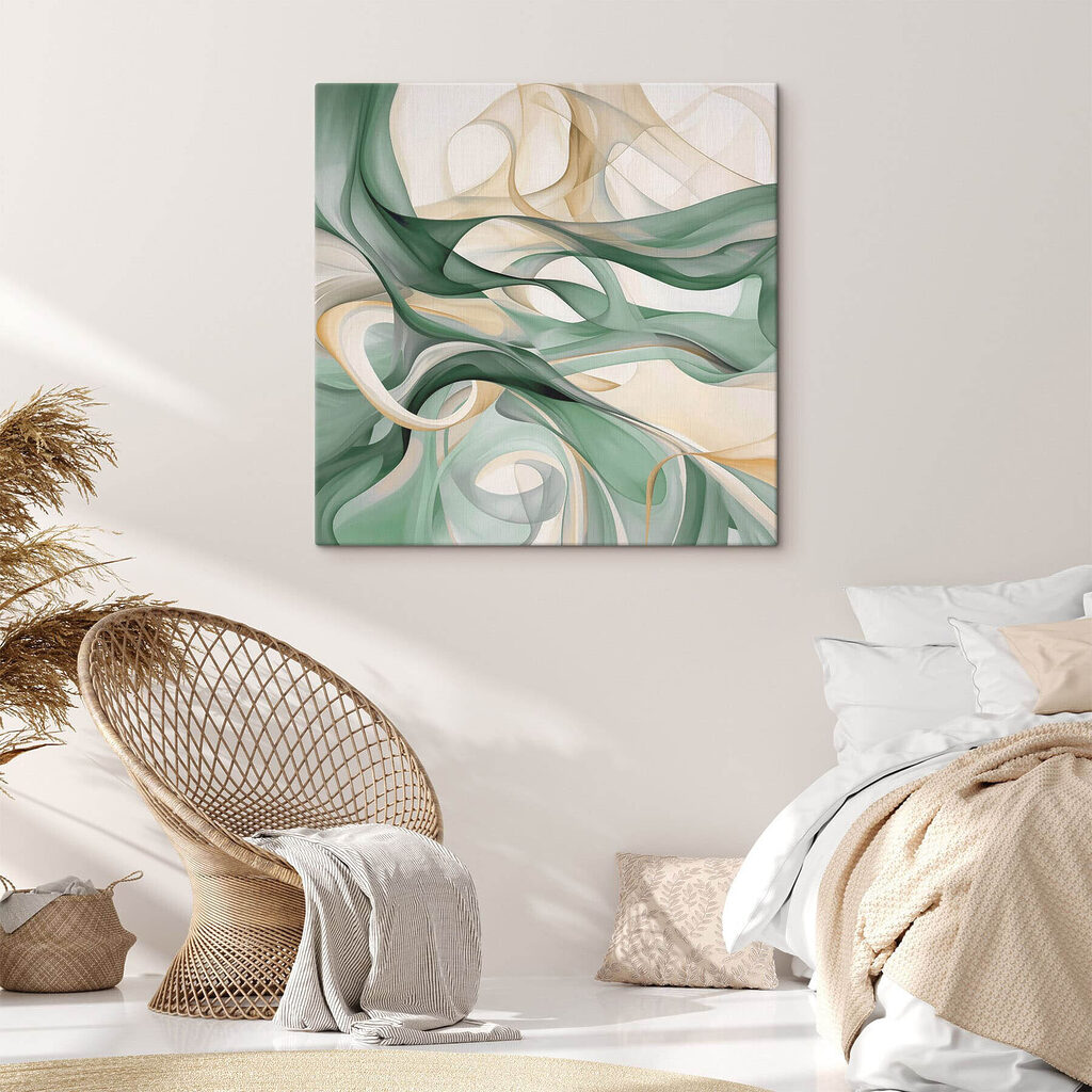 Groene en witte krullen — interieur 1