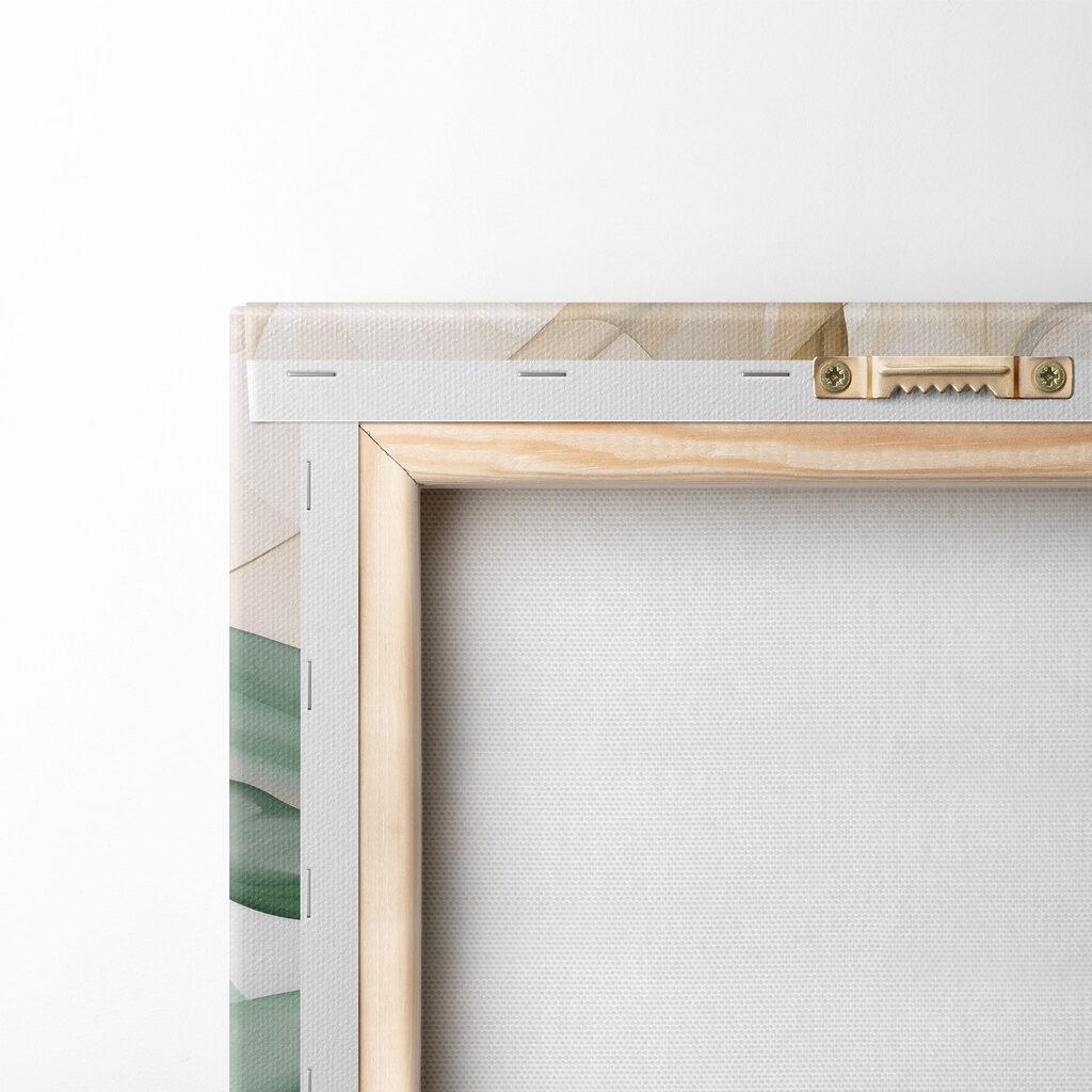 Groene en witte krullen — achterkant