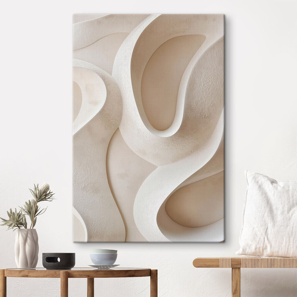 Vloeiende rondingen en zachte vormen — interieur 3