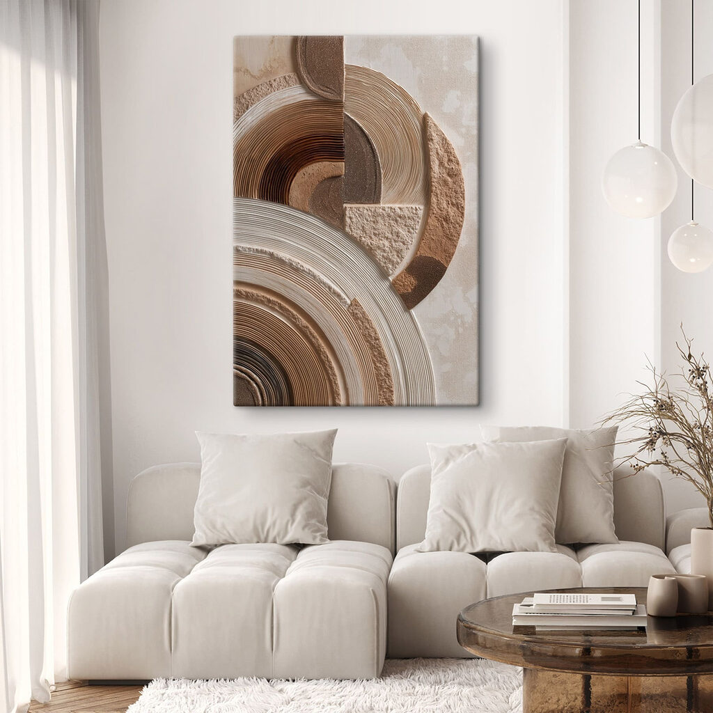 Organische vormen en patronen in harmonie — interieur 2