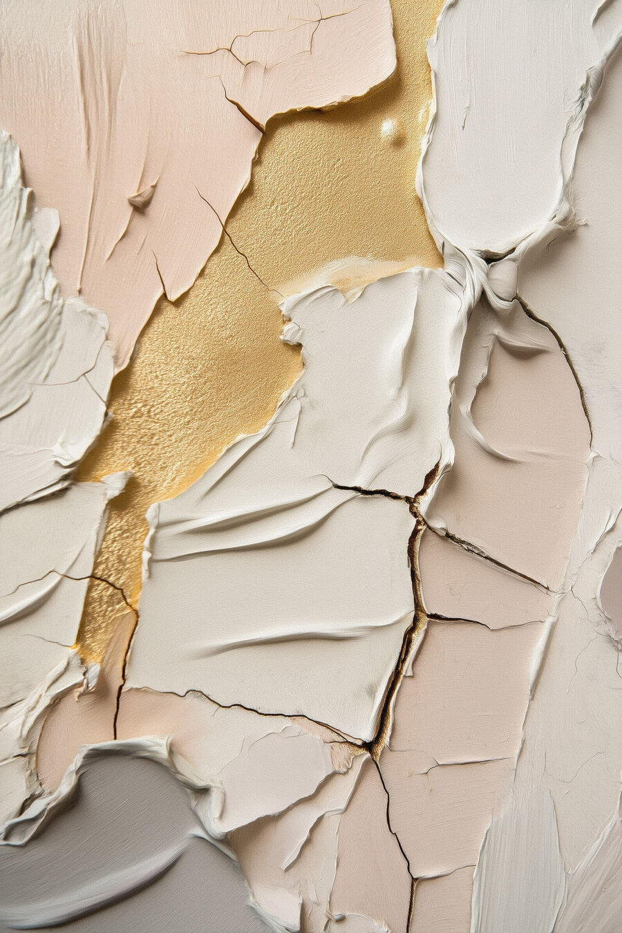 Abstracte texturen in zachte tinten — volledig ontwerp