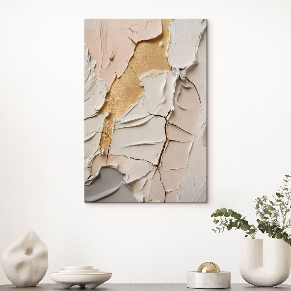 Abstracte texturen in zachte tinten — interieur 2