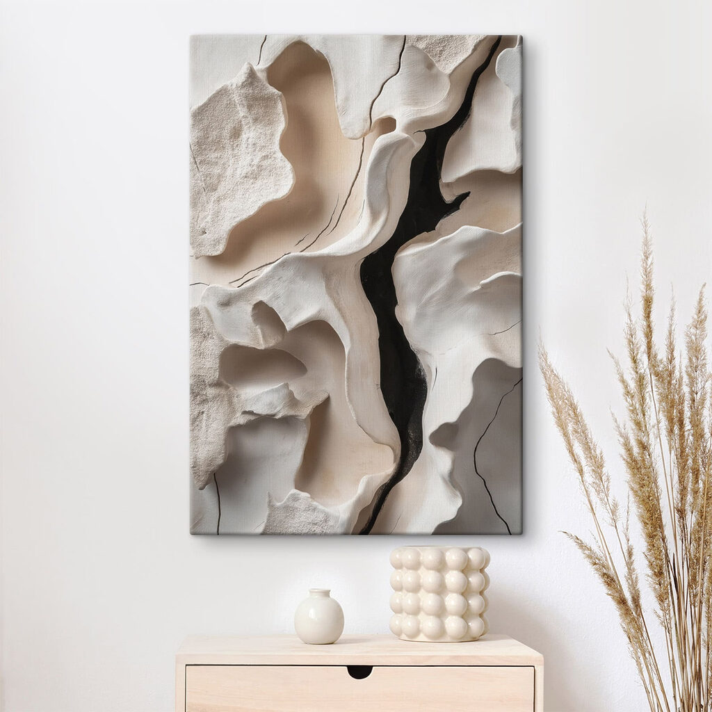 Witte rots met een zwarte streep — interieur 2