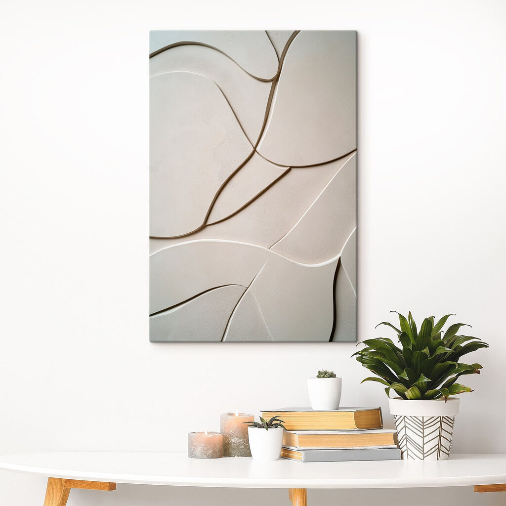 Vloeiende rondingen in zachte tinten — interieur 1