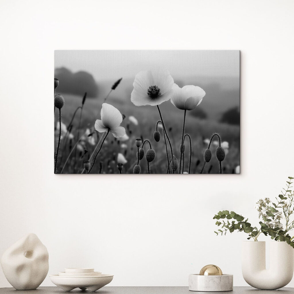 Verfijnde bloemen in een vredig landschap — interieur 2