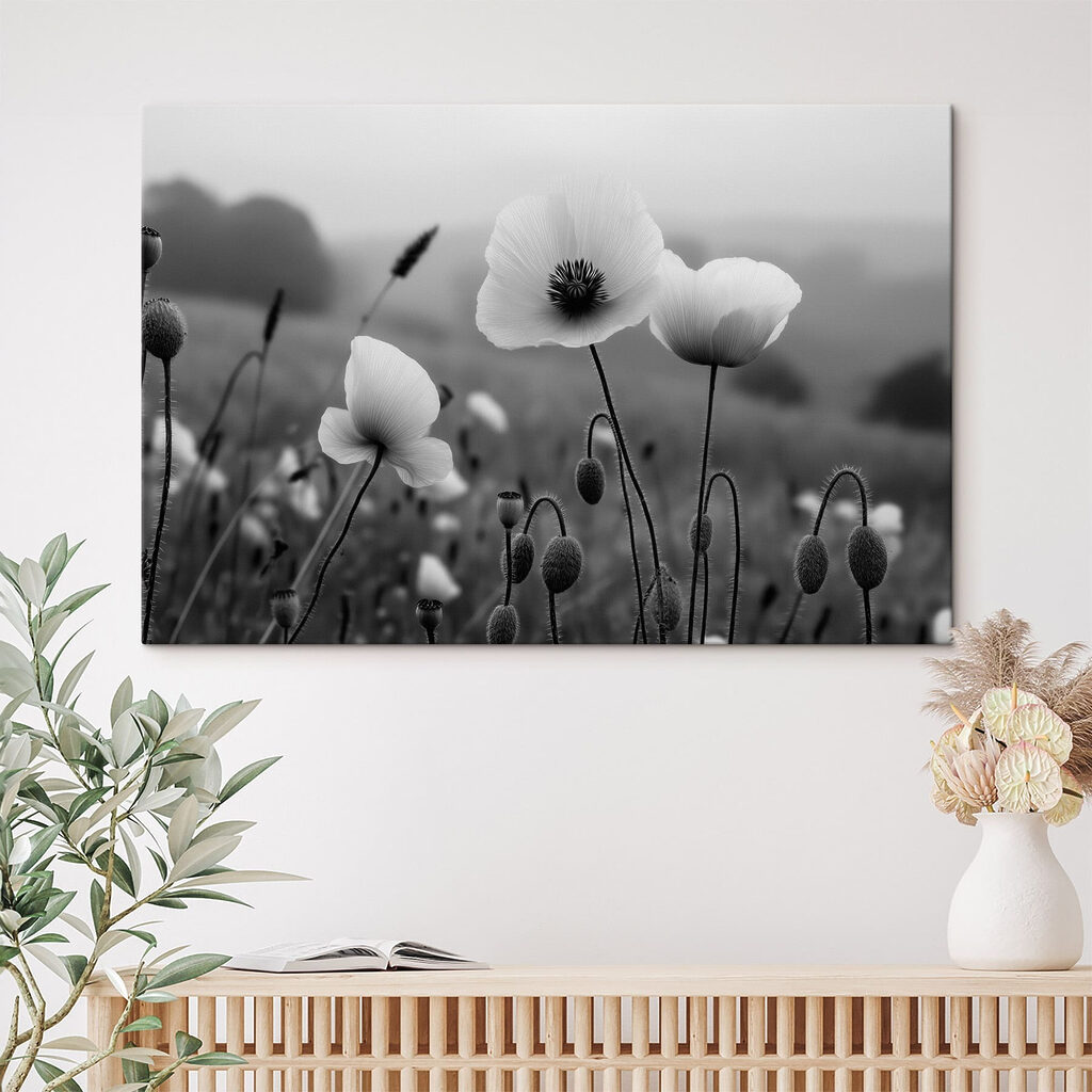 Verfijnde bloemen in een vredig landschap — interieur 3