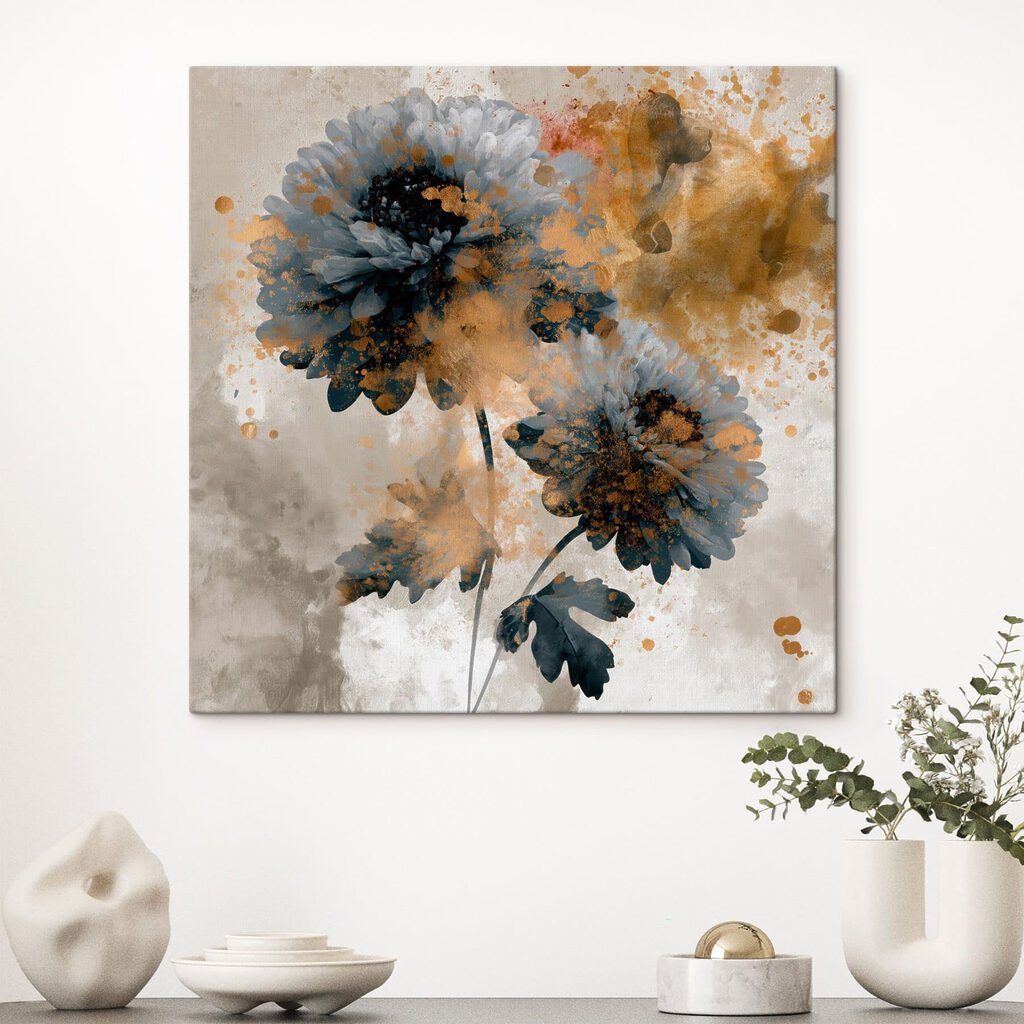 - Elegant bloemmotief met levendige kleuren — interieur 3