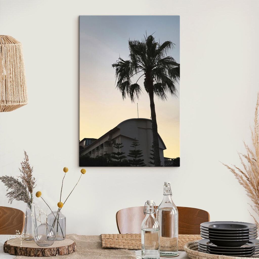Palmboom voor een gebouw — interieur 3