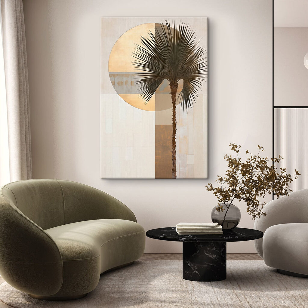 Palmboom voor een rotonde — interieur 2