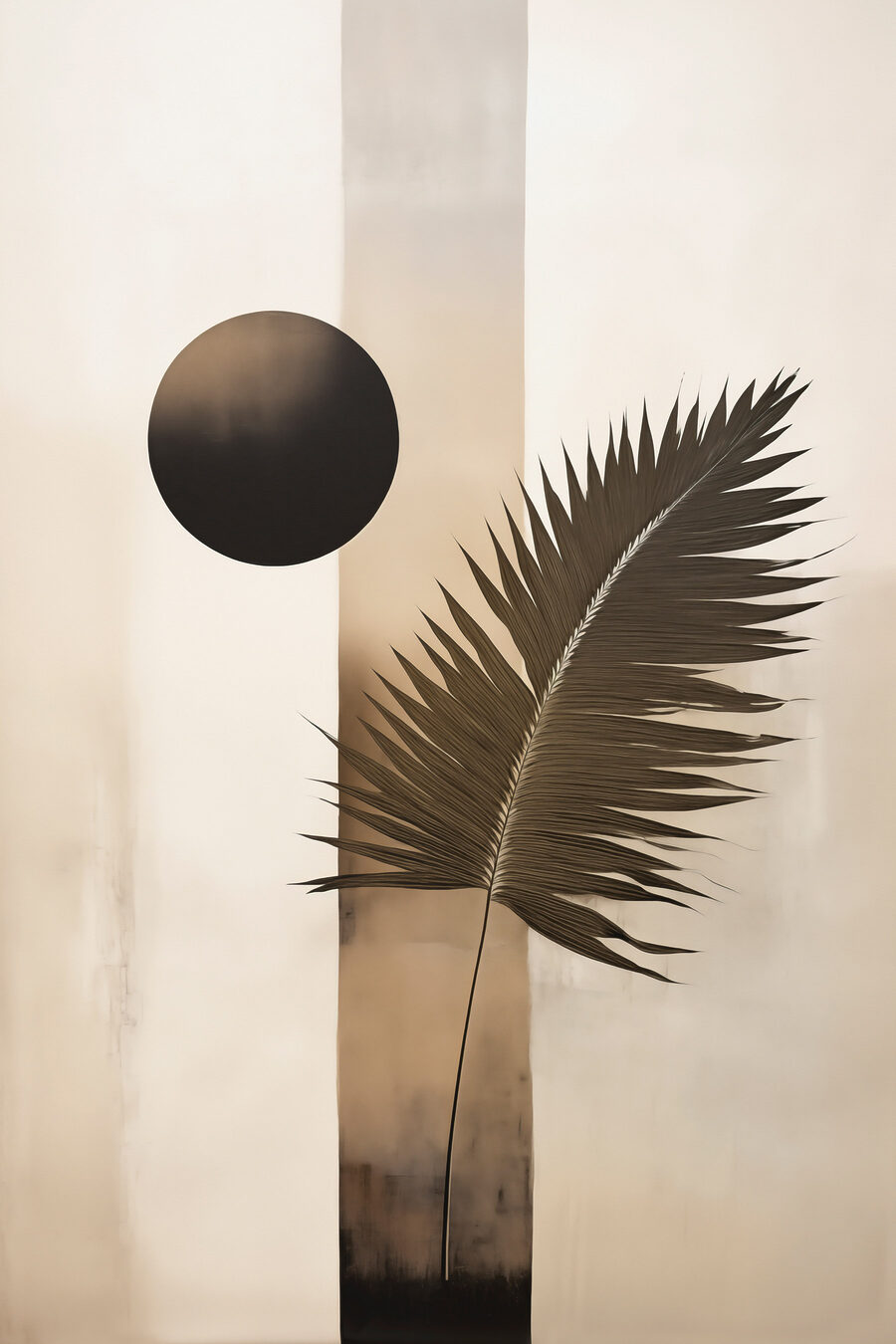 Een blad en een cirkel — volledig ontwerp