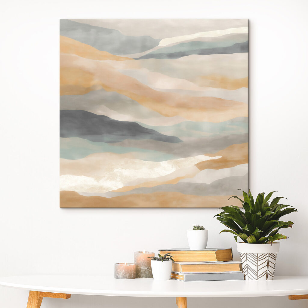 Zachte tinten zorgen voor een rustgevend landschap — interieur 1