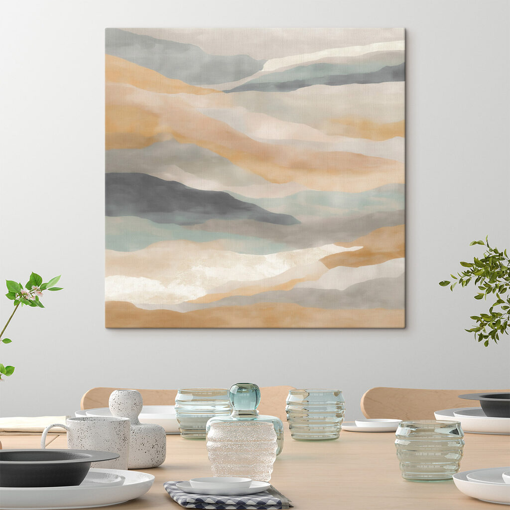 Zachte tinten zorgen voor een rustgevend landschap — interieur 3